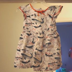 2T Dress w/sea creatures